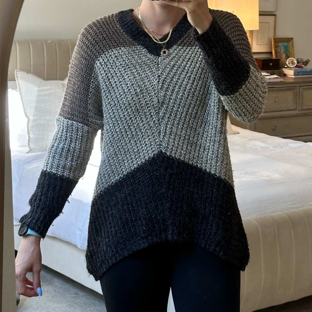 La Fée Verte Color block Knit sweater size Small